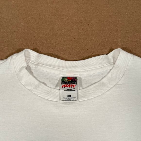 Vintage Elvis Presley Graphic T-Shirt 90s Rock Tee White Music Memorabilia XL - Picture 6 of 8